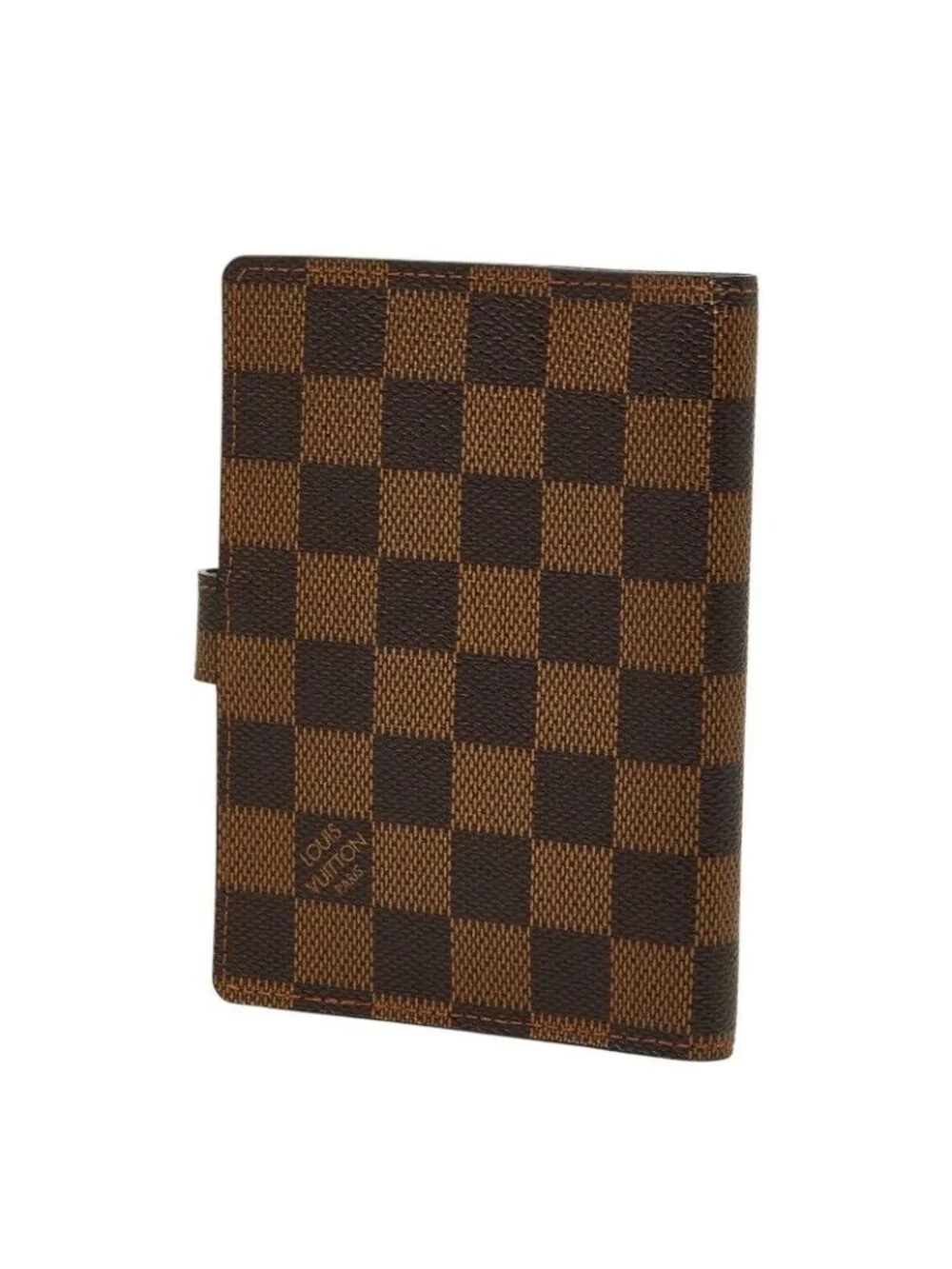 Louis Vuitton Damier Agenda PM Notebook Cover Brown Leather